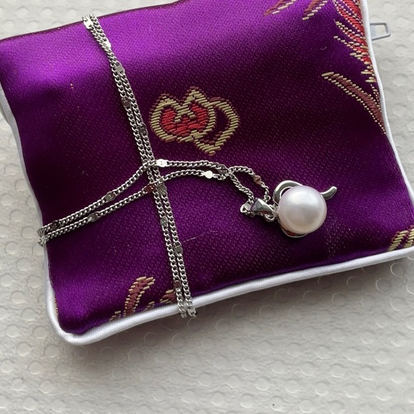 NWOT Freshwater Cultured Pearl "Leeza" Pendant / White - Picture 9 of 11
